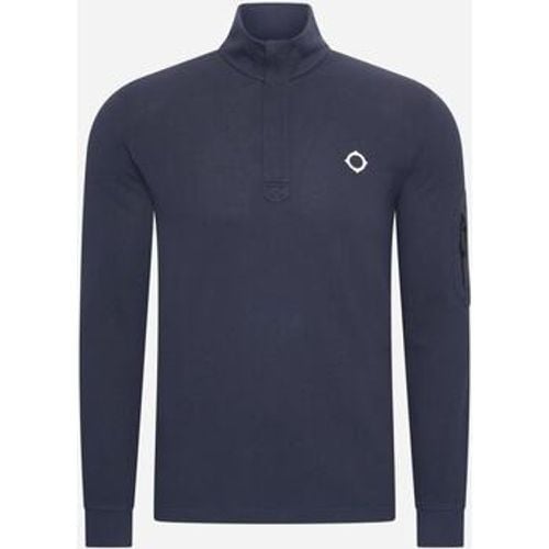 Pullover Ls funnel neck polo - ink navy - Ma.strum - Modalova