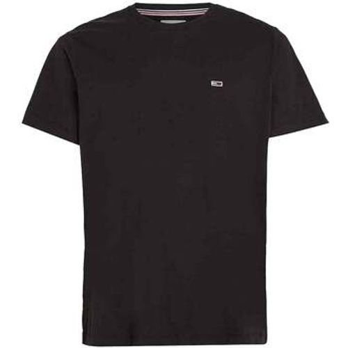 T-Shirts & Poloshirts Slim Jersey Crew T-Shirt Black - Tommy Jeans - Modalova