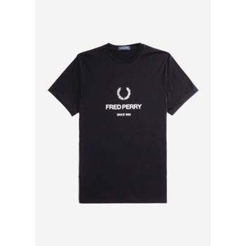 T-Shirts & Poloshirts graphic t-shirt - black - Fred Perry - Modalova