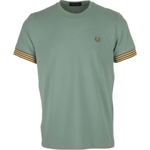 Fred Perry T-Shirt Stripped Cuff - Fred Perry - Modalova