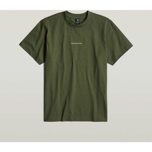 T-Shirts & Poloshirts D25677-C336 CENTER CHEST-B230 SHADOW OLIVE - G-Star Raw - Modalova