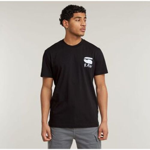 T-Shirts & Poloshirts D25700-336 BURGER BACK-6484 BLACK - G-Star Raw - Modalova