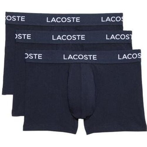 Boxer 3 Pack Cotton Stretch Trunks Navy - Lacoste - Modalova