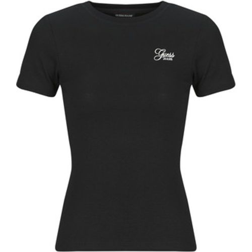 T-Shirt SS CN SNAP EMBRO SLIM TOP - Guess - Modalova