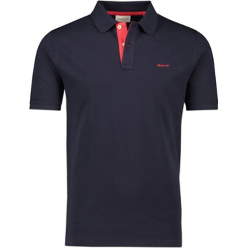 Poloshirt Regular Fit Contrast Pique Rugger Polo - Gant - Modalova