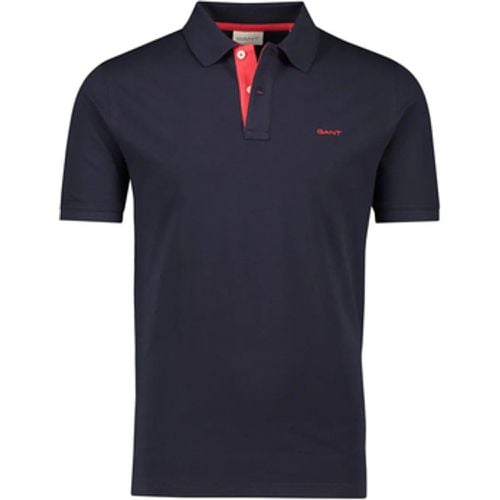 Poloshirt Regular Fit Contrast Pique Rugger Polo - Gant - Modalova