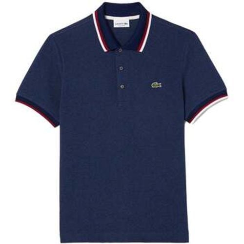 T-Shirts & Poloshirts Regular Fit Stretch Mini Piqué Polo Shirt Blue Chine - Lacoste - Modalova