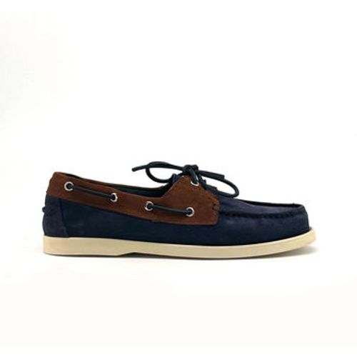 Mokassins Santiago - Suede Blue/Brown - Duca Di Morrone - Modalova