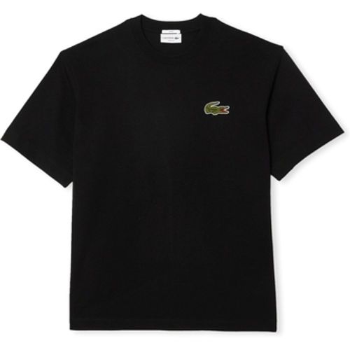 T-Shirts & Poloshirts T-Shirt Loose Fit - Noir - Lacoste - Modalova