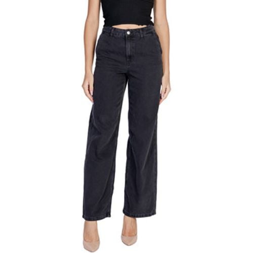 Straight Leg Jeans Jdysansa Hw Straight Blk Dnm 15327172 - Jacqueline De Yong - Modalova