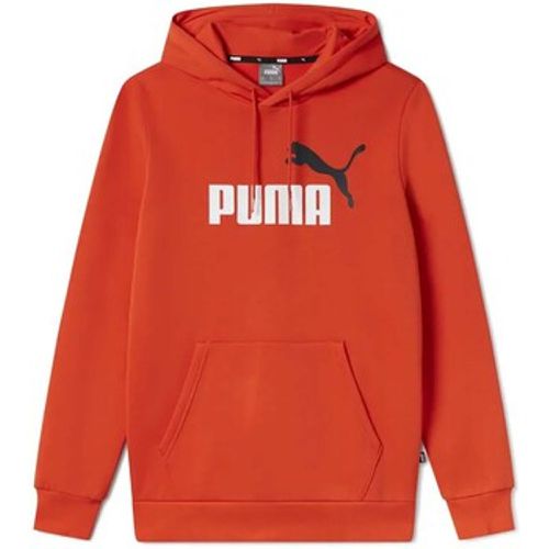 Fleecepullover Ess+ 2 Col Big Logo Hoodie Fl - Puma - Modalova