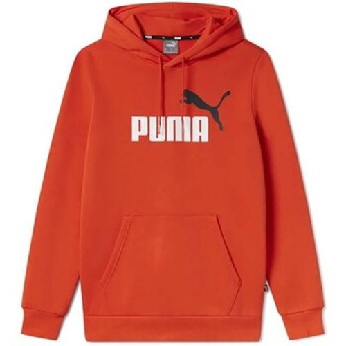 Fleecepullover Ess+ 2 Col Big Logo Hoodie Fl - Puma - Modalova