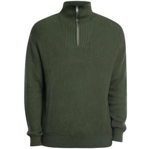 Solid Pullover Nalle Zip Knit - Solid - Modalova