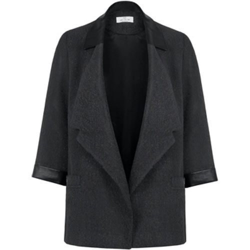 Blazer Leather Detailed Jacket - Just Like You - Modalova