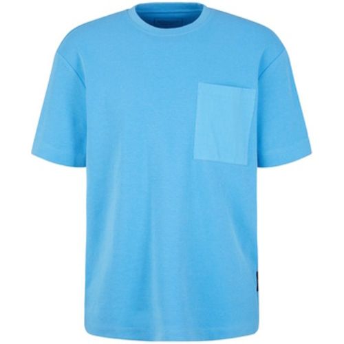 T-Shirt T-Shirt Kurzarmshirt structured mit Brusttasche - Tom Tailor - Modalova