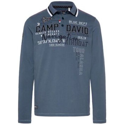 T-Shirts & Poloshirts Poloshirt ALASKA ICE TOUR Langarmshirt - camp david - Modalova