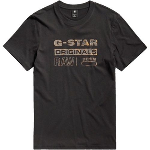 T-Shirt T-Shirt DISTRESSED ORIGINALS SLIM Kurzarmshirt - G-Star Raw - Modalova