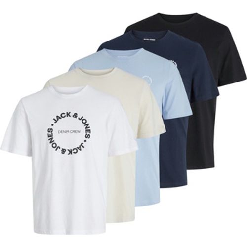 T-Shirt T-Shirt SIMON Kurzarmshirt 5er Pack - jack & jones - Modalova