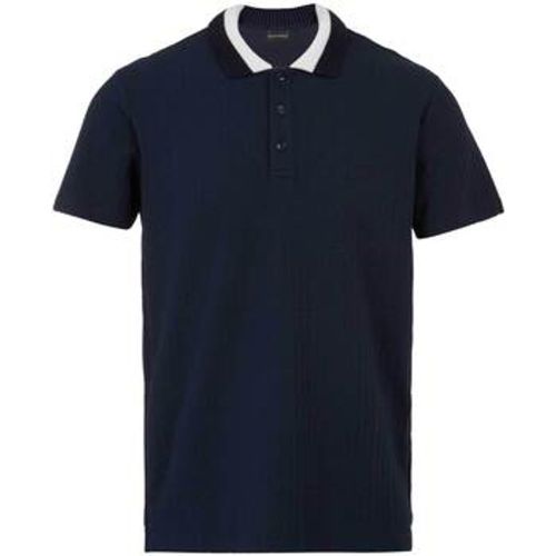 T-Shirts & Poloshirts Lounge Waffle Polo Shirt Armani Blue - Emporio Armani - Modalova