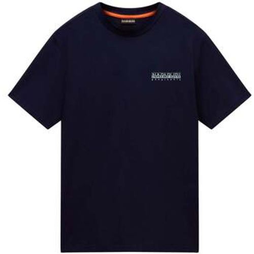 T-Shirts & Poloshirts S Dati T-Shirt Navy - Napapijri - Modalova