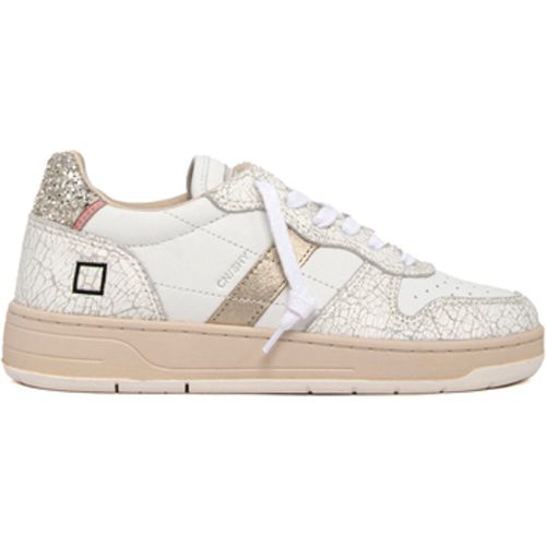 Sneaker D.A.T.E. CR-SH-GP COURT SHINY WHITE-GL.PLATINUM - Date - Modalova