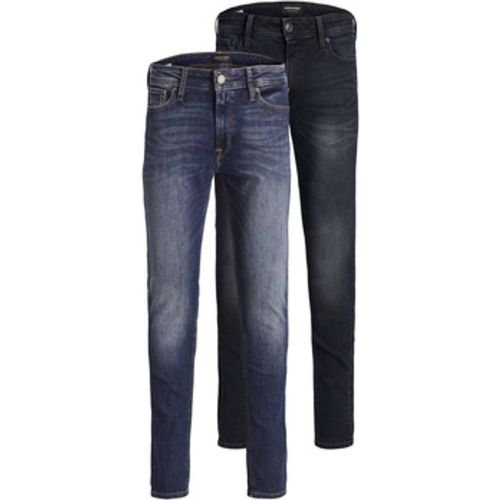 Straight Leg Jeans Jeans LIAM ORIGINAL AGI lange Hose Doppelpack - jack & jones - Modalova