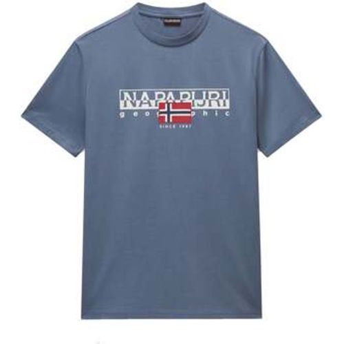 T-Shirts & Poloshirts S Aylmer T-Shirt Stormy Weather - Napapijri - Modalova