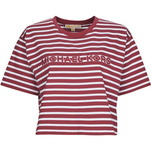 T-Shirt YD STRIPED CROP LOGO TEE - MICHAEL Michael Kors - Modalova