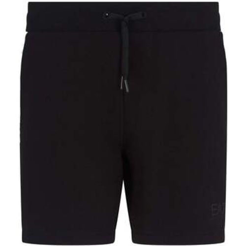 Shorts Visibility 7 Lines Jersey Shorts Black - Ea7 Emporio Armani - Modalova
