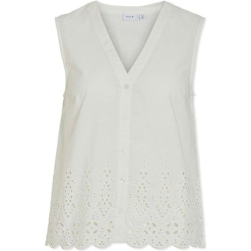 Blusen Top Mikila - Cloud Dancer - Vila - Modalova