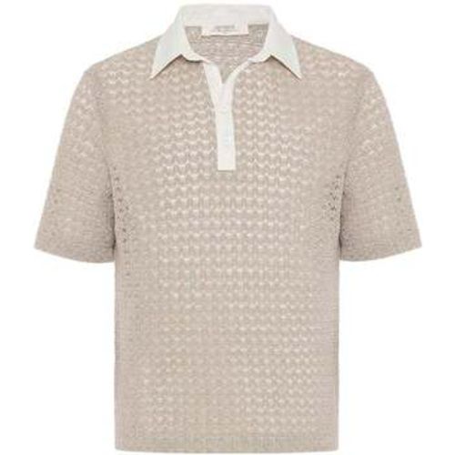 T-Shirts & Poloshirts Maximino Open Textured Polo Collar T-Shirt - Antioch - Modalova