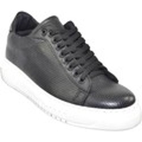 Sneakers Sneakers bassa uomo fondo doppio army vera pelle microfora - Malu Shoes - Modalova