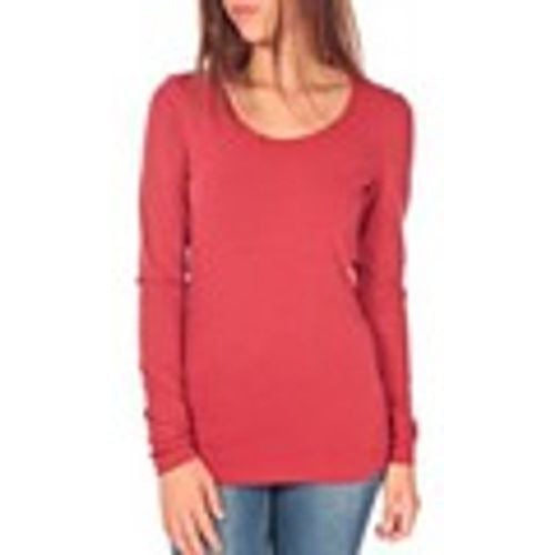 T-shirts a maniche lunghe Lara Stretch Longsleeve Rouge - Tom Tailor - Modalova