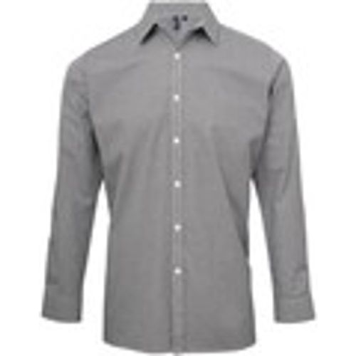 Camicia a maniche lunghe Microcheck - Premier - Modalova