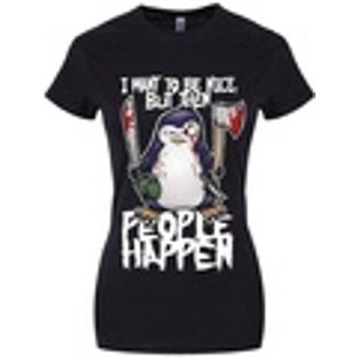 T-shirts a maniche lunghe I Want To Be Nice - Psycho Penguin - Modalova