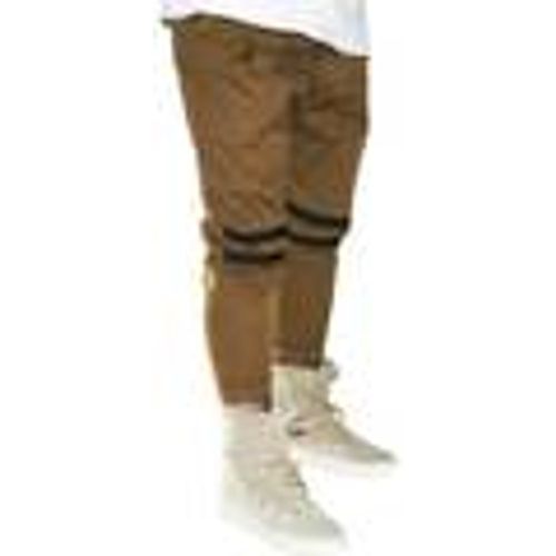 Pantaloni Pantaloni jogger marroni con elastico e coulisse e tasche later - We Way Trend - Modalova