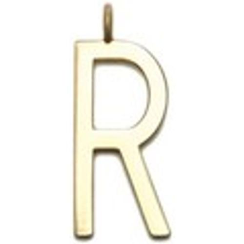 Borsa Gianni Chiarini Design Charm Gold Letter R 9371 - GUM - Modalova