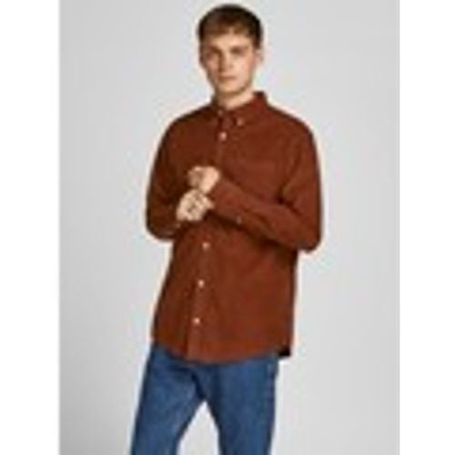 Camicia a maniche lunghe 12196529 CORD SHIRT-SEQUOIA - jack & jones - Modalova