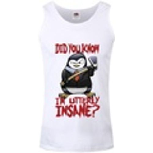 T-shirt senza maniche I'm Utterly Insane - Psycho Penguin - Modalova