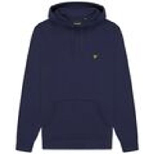 Felpa ML1139V BRUSHED BACK HOODIE-Z271 DARK NAVY BRUSHED - Lyle & Scott - Modalova