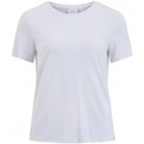 Felpa Modala O Neck T-Shirt - Optical Snow - Vila - Modalova