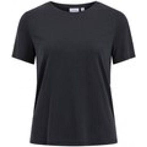 Felpa Modala O Neck T-Shirt - Black - Vila - Modalova