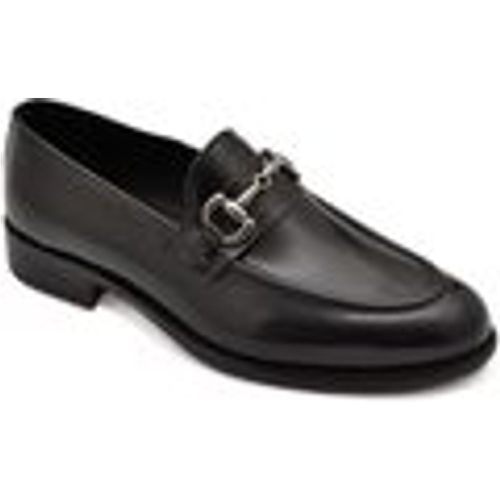 Scarpe Scarpe mocassino uomo elegante morsetto argento vera pelle semi - Malu Shoes - Modalova