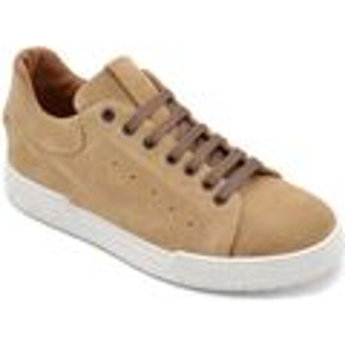 Sneakers Sneakers uomo bassa vera pelle scamosciato con fondo alto - Malu Shoes - Modalova