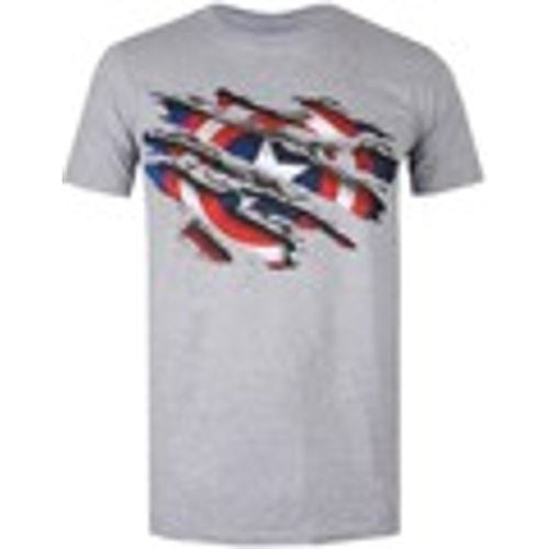 T-shirts a maniche lunghe TV716 - Captain America - Modalova