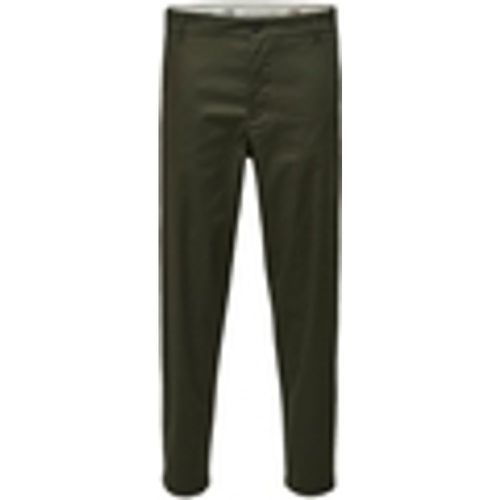 Pantaloni Slim Tape Repton 172 Flex Pants - Forest Night - Selected - Modalova