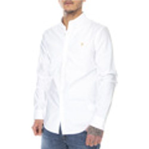 Camicia a maniche lunghe Mens Brewer Shirt White - Farah - Modalova