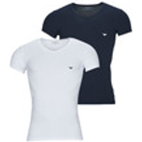 T-shirt V NECK T-SHIRT SLIM FIT PACK X2 - Emporio Armani - Modalova