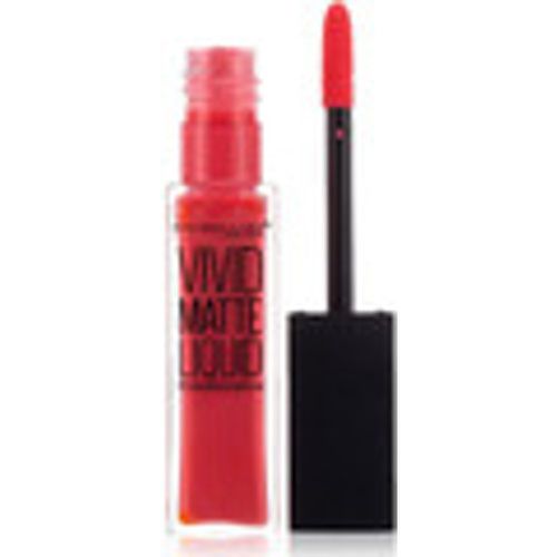 Rossetti Vivid Matte Liquid Lipstick - 20 Coral Courage - Maybelline New York - Modalova