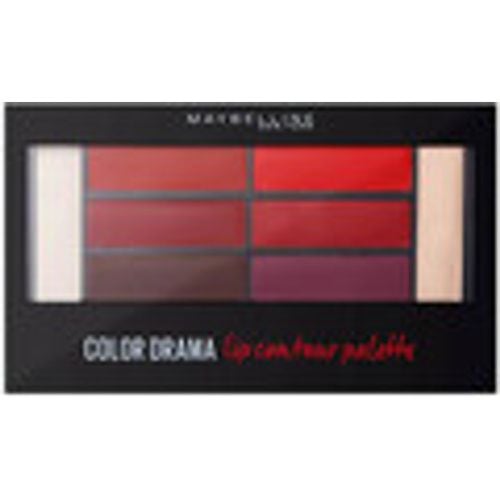 Cofanetto ombretti Color Drama Lip Palette - 01 Crimson Vixen - Maybelline New York - Modalova